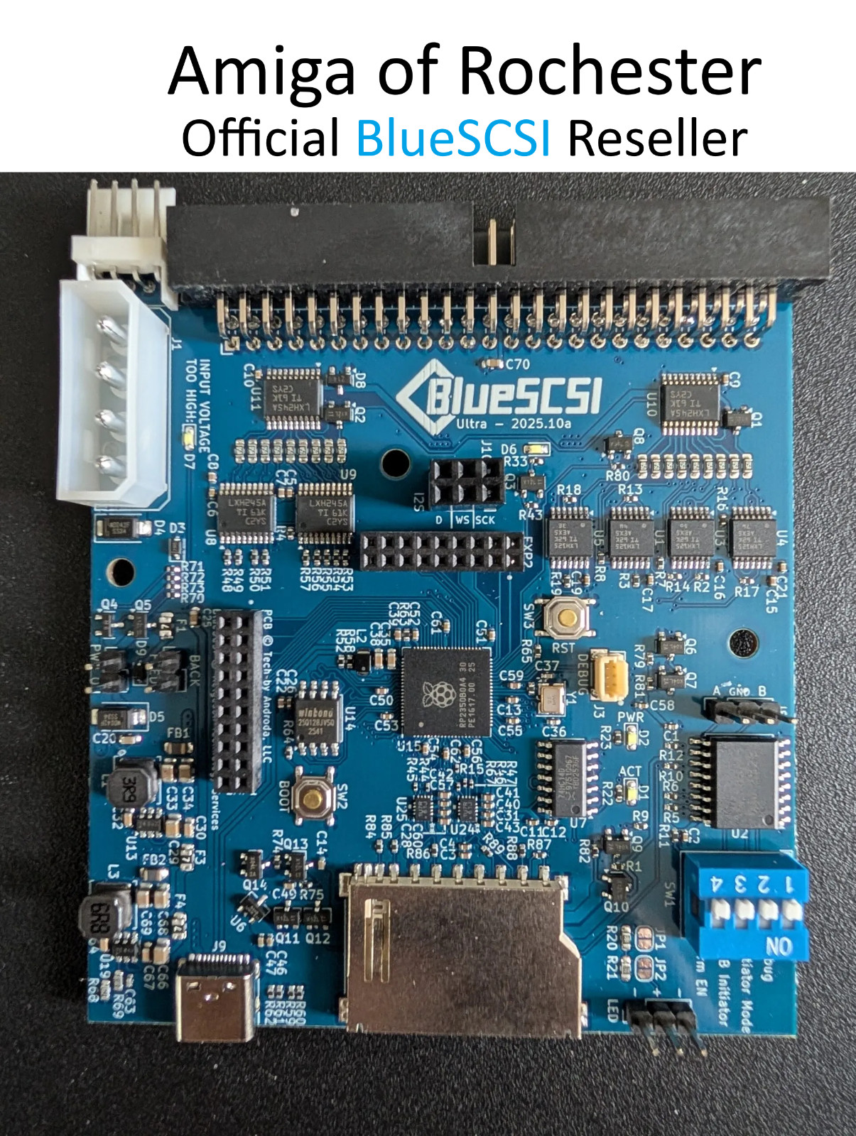 BlueSCSI Ultra - Narrow 50 Pin (Mac, PC, x68000) - 18MB/s
