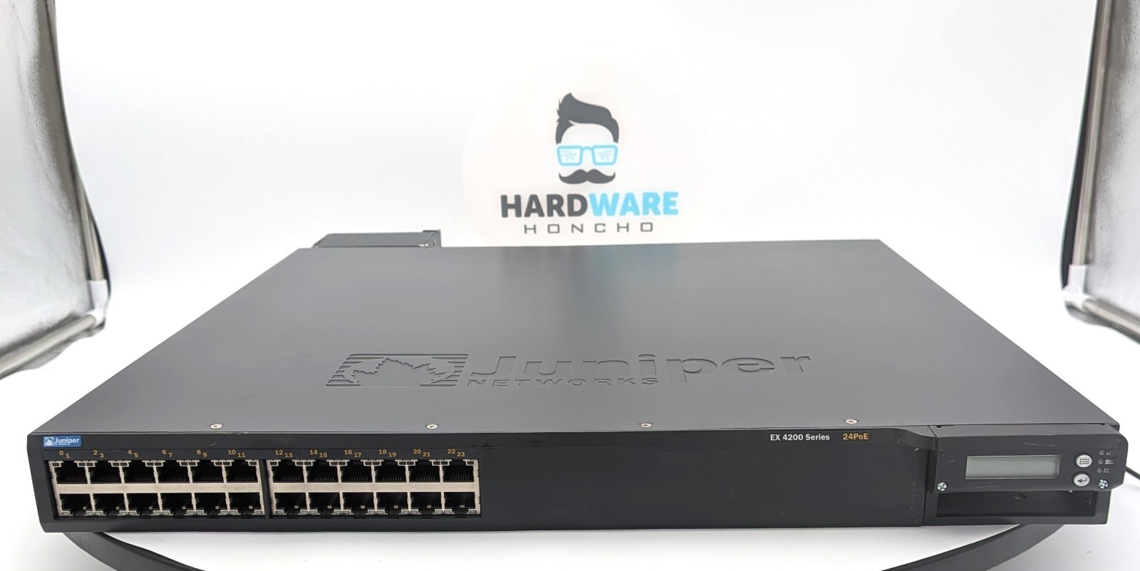 Juniper EX4200-24P 24-Port PoE Gigabit Switch – 5 Star Certified