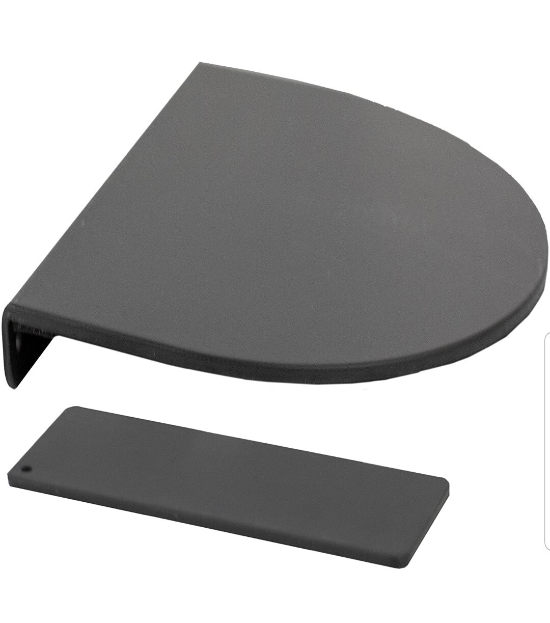 VIVO Black Steel Reinforcement Bracket Mount Plate for C-clamp Installations