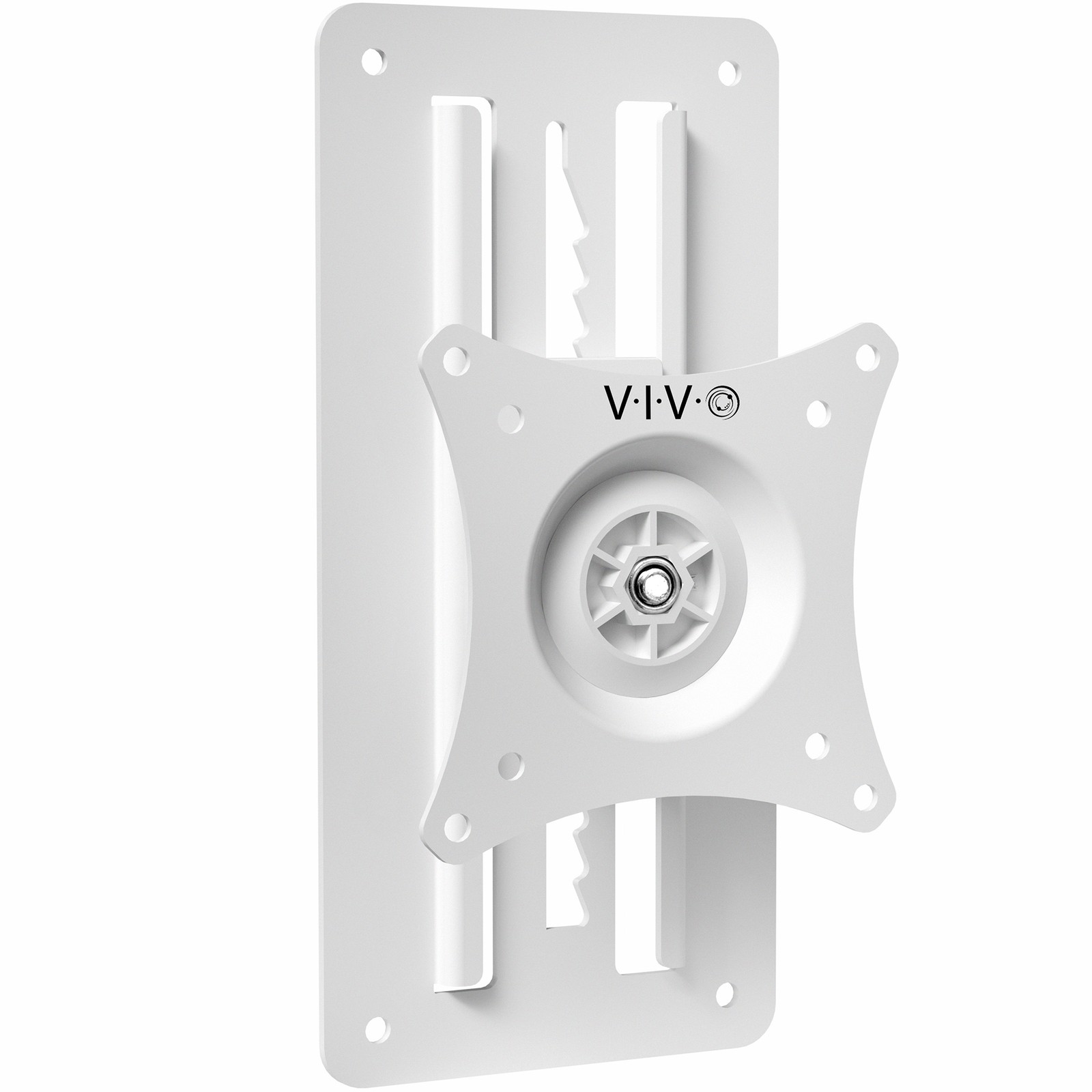 VIVO White Height Adjustable 17" to 32" VESA Monitor Wall Mount for 1 Screen