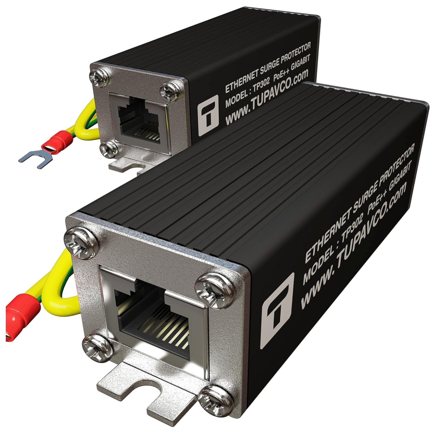 Lightning Suppressor Ethernet Surge Protector 2 Pack