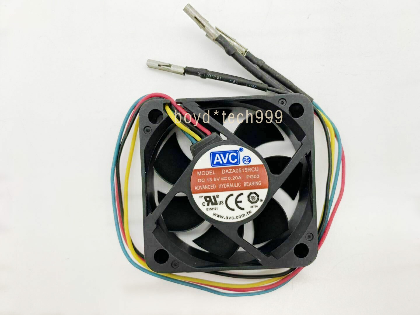 1 pcs DAZA0515RCU AVC DC13.6V 0.20A 50*15mm waterproof silent fan Cooling fan
