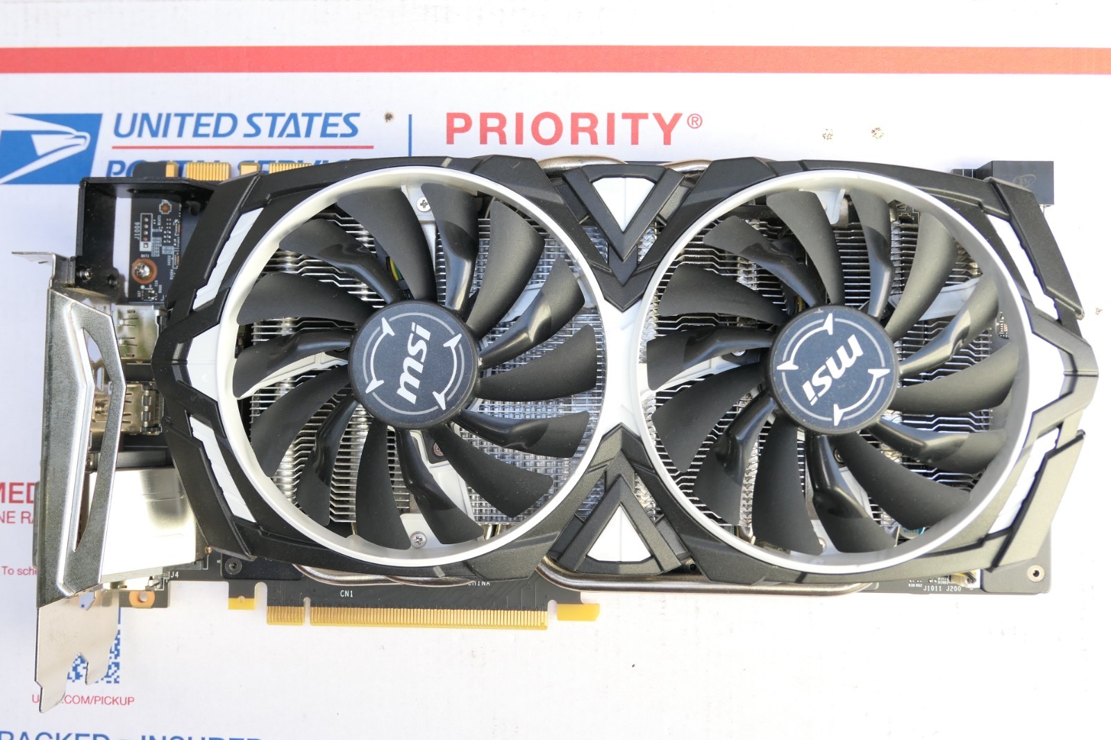 MSI NVIDIA GeForce GTX 1070 ARMOR 8G OC 8GB GDDR5 PCIe HDMI/DP/DVI-D - tested 2