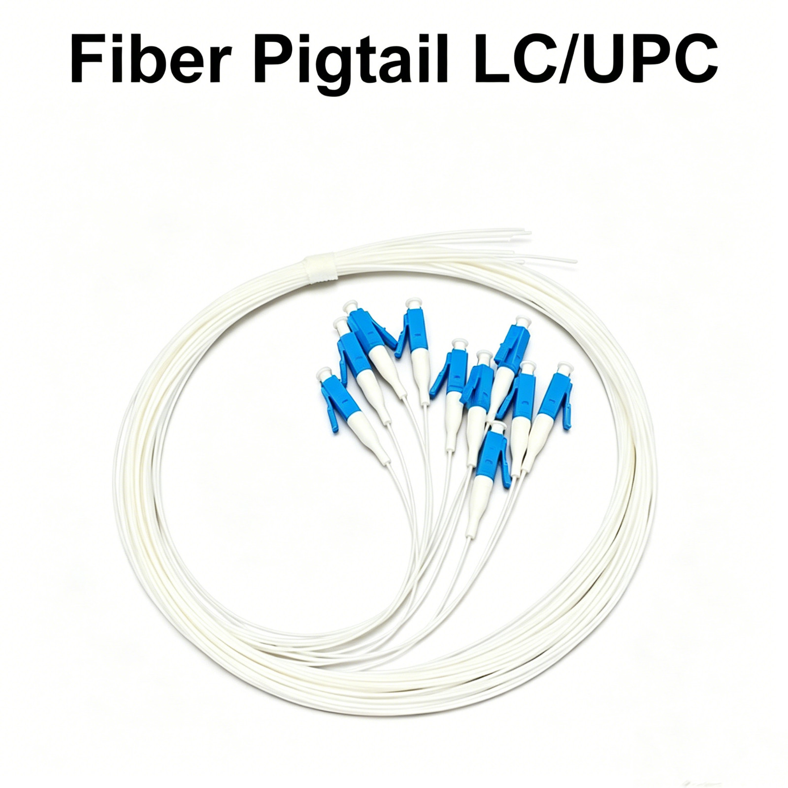 10/20/30/50pcs LC/UPC Fiber Optic Pigtail 1.5m 0.9mm Simplex Optical Patch Cord