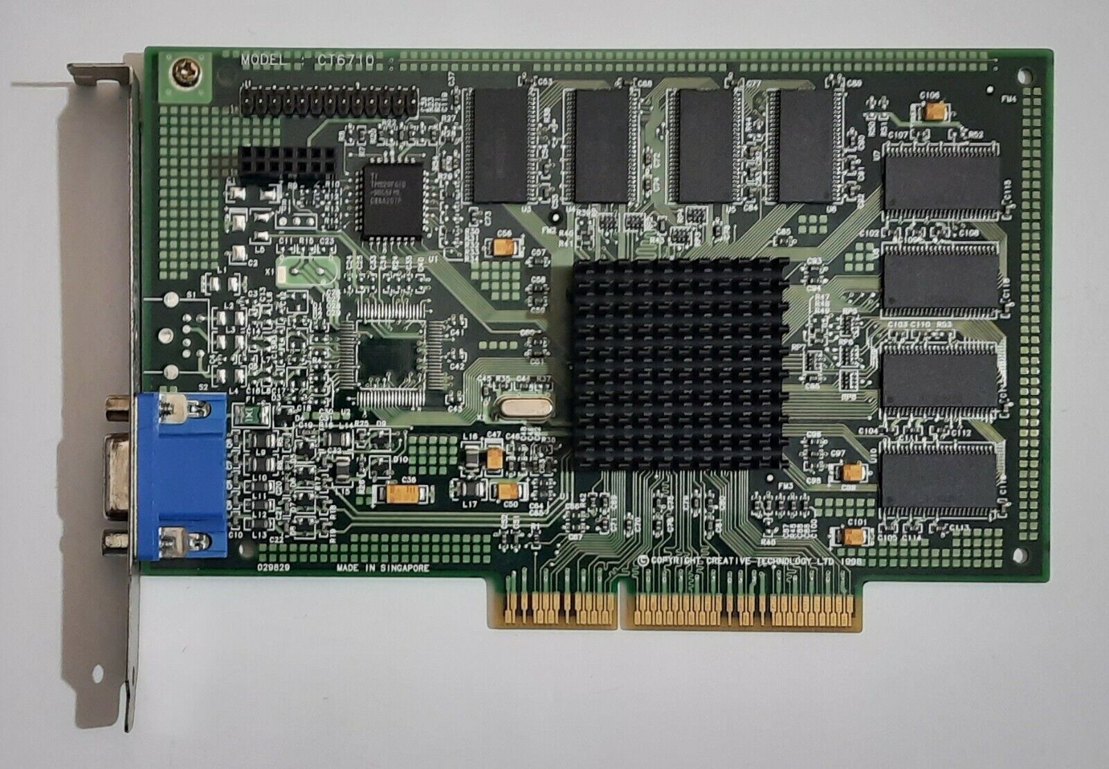 Creative Labs Graphics Blaster CT6710 Graphics Card (Riva TNT AGP, 16MB, Retro)