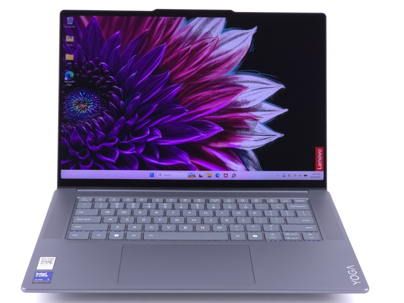 Lenovo Yoga Slim 7i Aura Edition 15.3" 3K Touch (Ultra 7 258V, 32GB, 1TB) Gray
