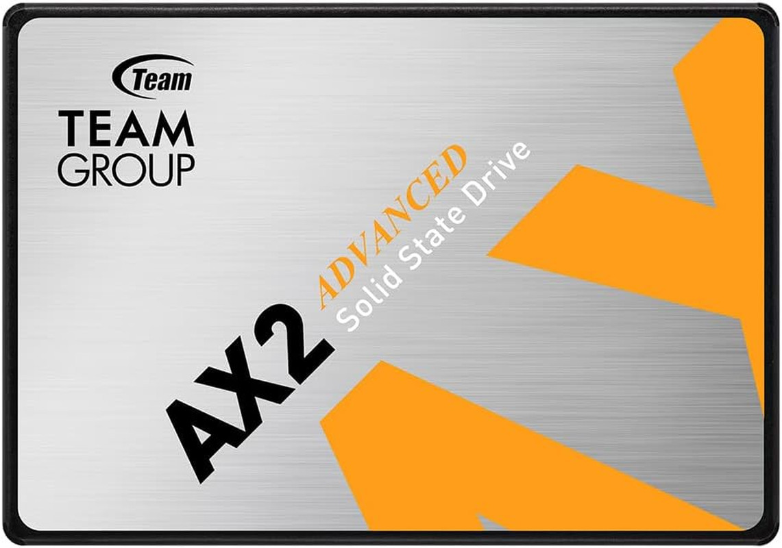 TEAMGROUP AX2 512GB SATA III 2.5" SSD - Up to 530 MB/s Read Speed