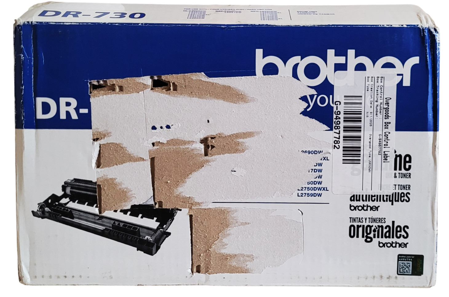 Brother DR-730 DR730 Drum New Sealed With Open Box