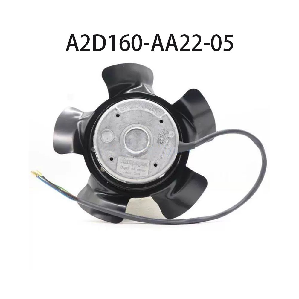 New sealed Axial flow Fan A2D160-AA22-05 400/480VAC Ebmpaps Freezer radiator