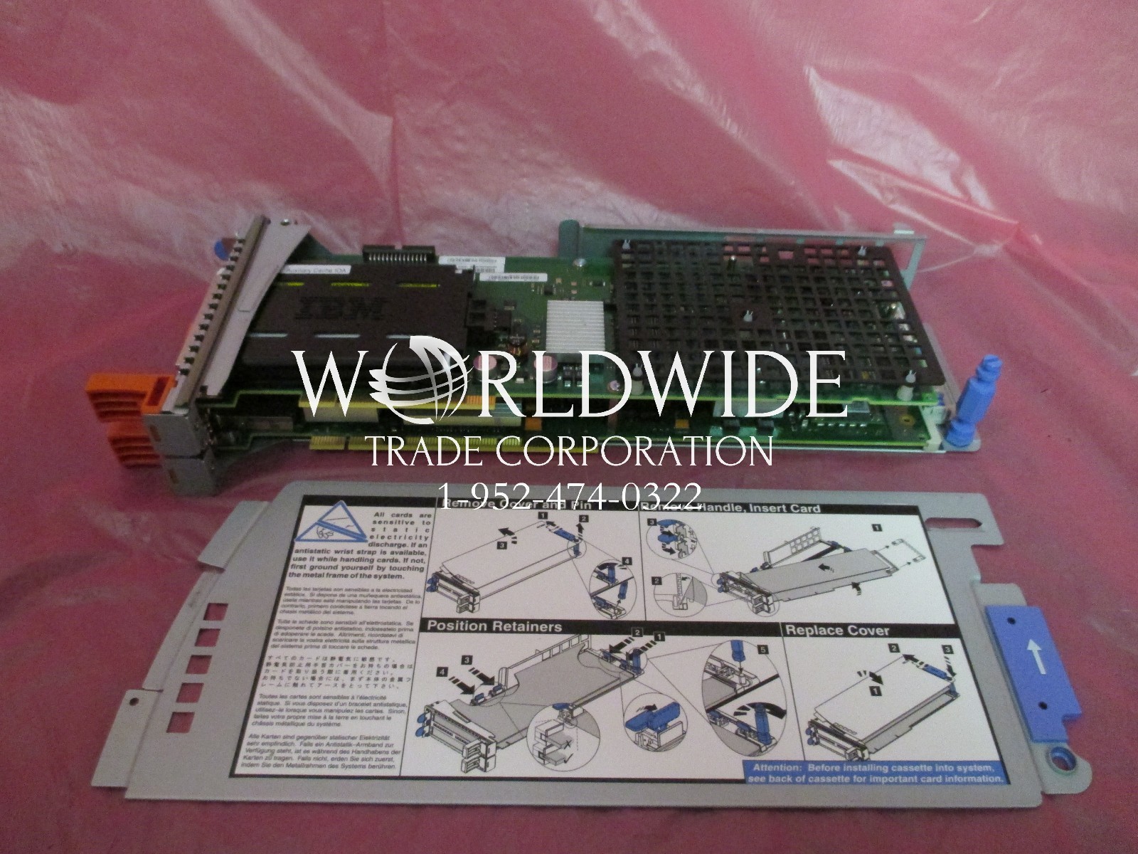 IBM 575C/572F 5908 SAS 3GB 3-Port PCI-X DDR 1.5GB Cache RAID Adap. w/NEW Battery