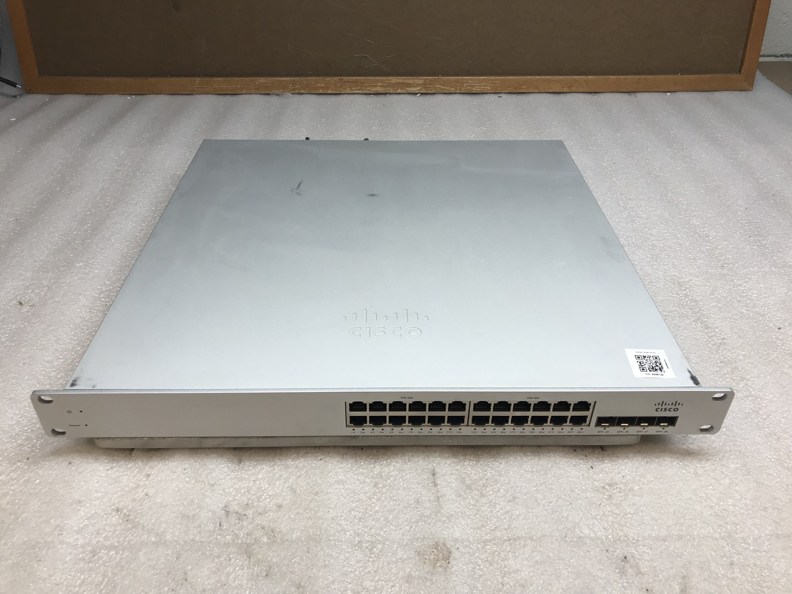 Cisco Meraki MS320-24P-HW 24-Port PoE+ Gigabit Switch 4x 10G SFP+ UNCLAIMED