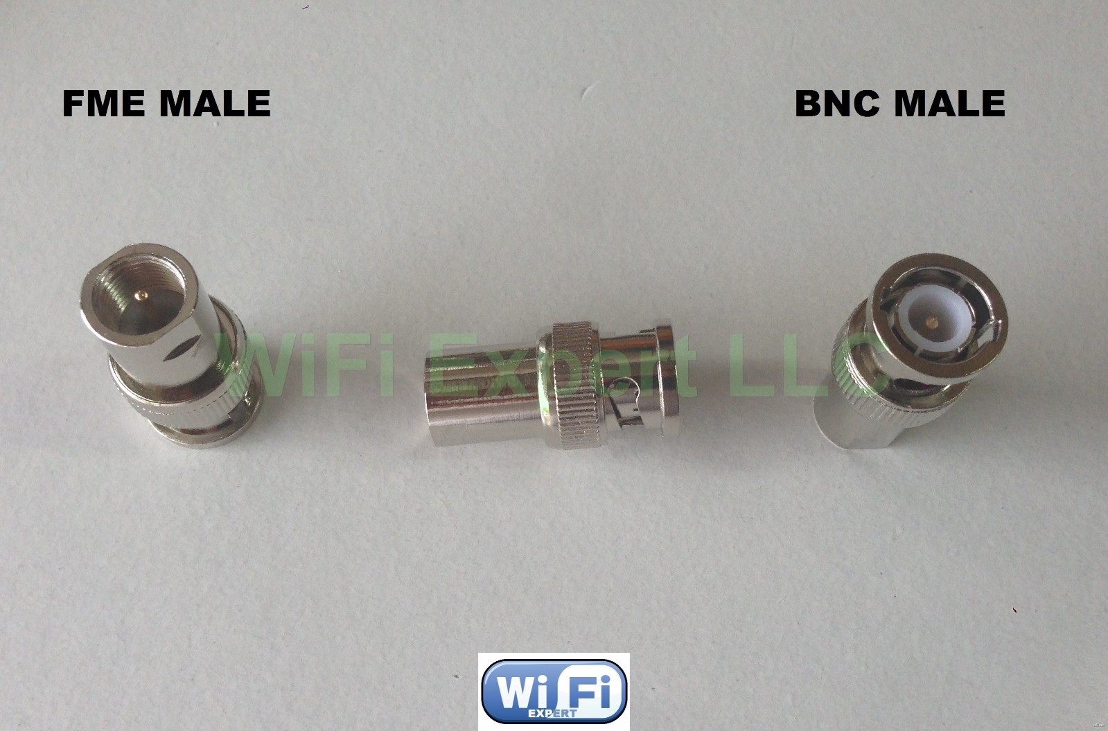 1 x BNC Male Plug to FME male Jack RF Coax Adapter Connector Converter US