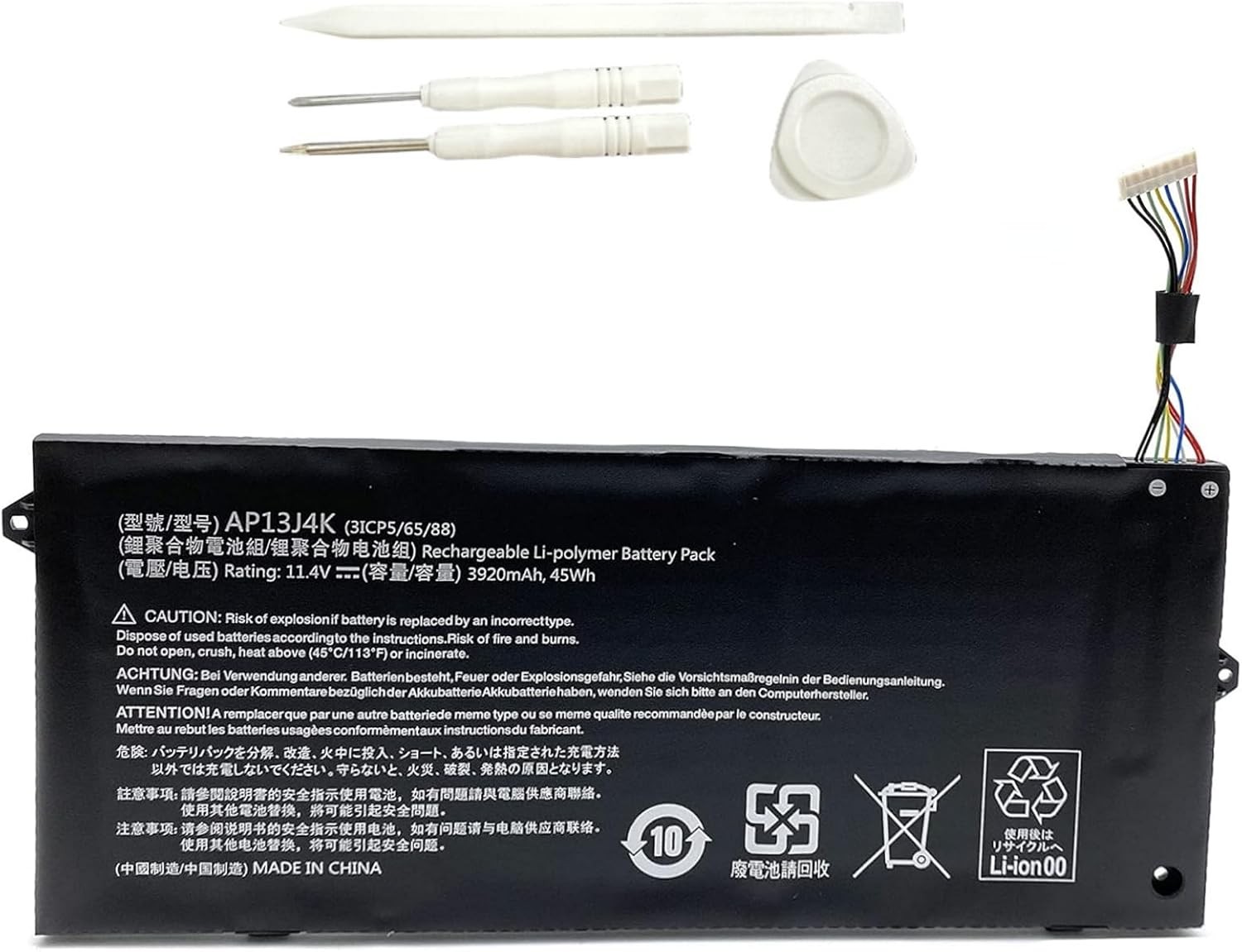 AP13J3K AP13J4K 11.4V 45Wh New Laptop Battery for Acer Chromebook 11.6" 11 C740