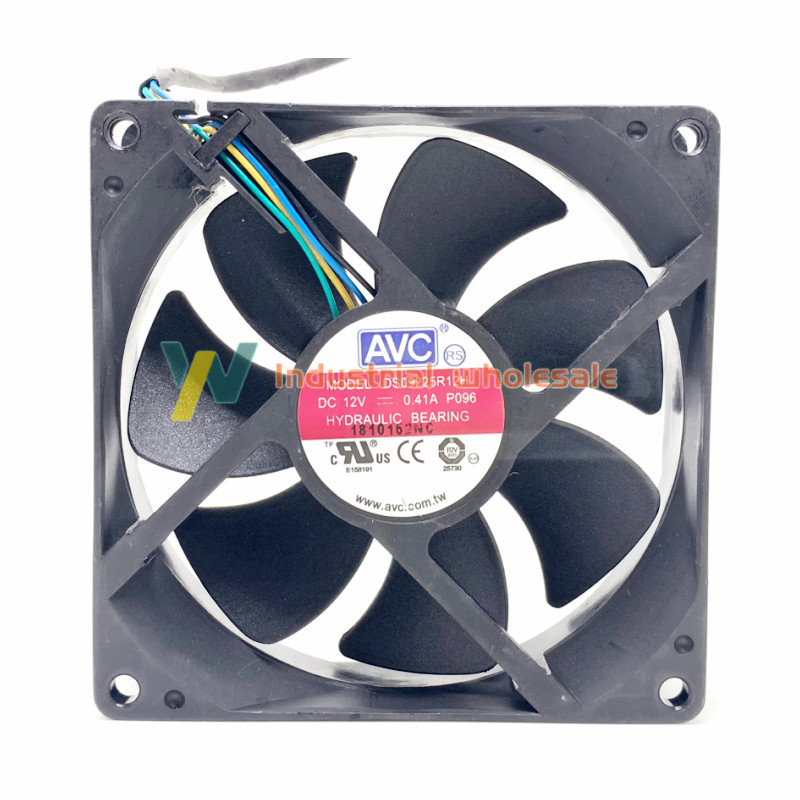 1PC brand new AVC DS09225R12H 12V 0.41A 92*92*25mm 9025 4PIN PWM CPU Cooling Fan