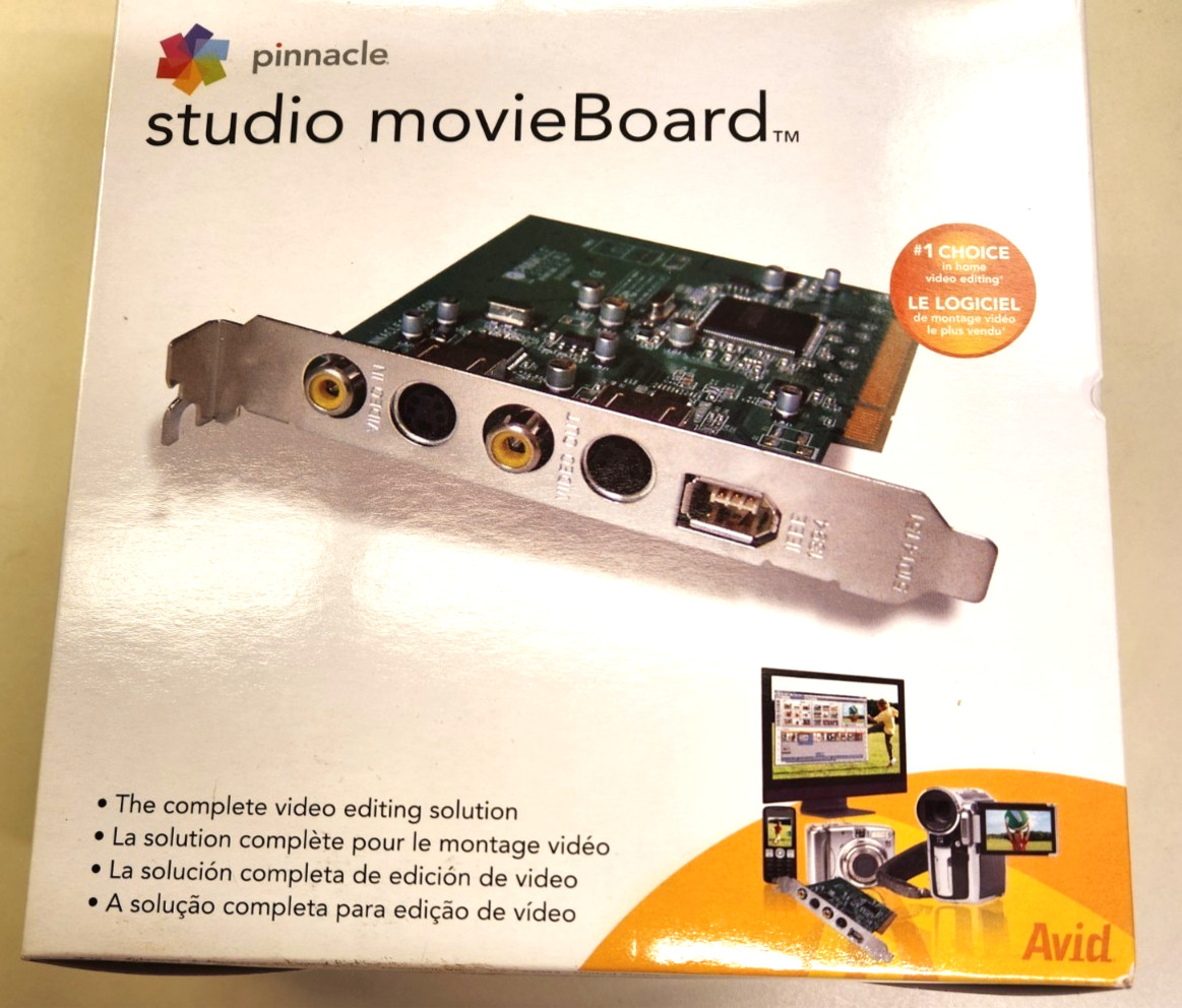 Vintage Pinnacle Studio MovieBoard