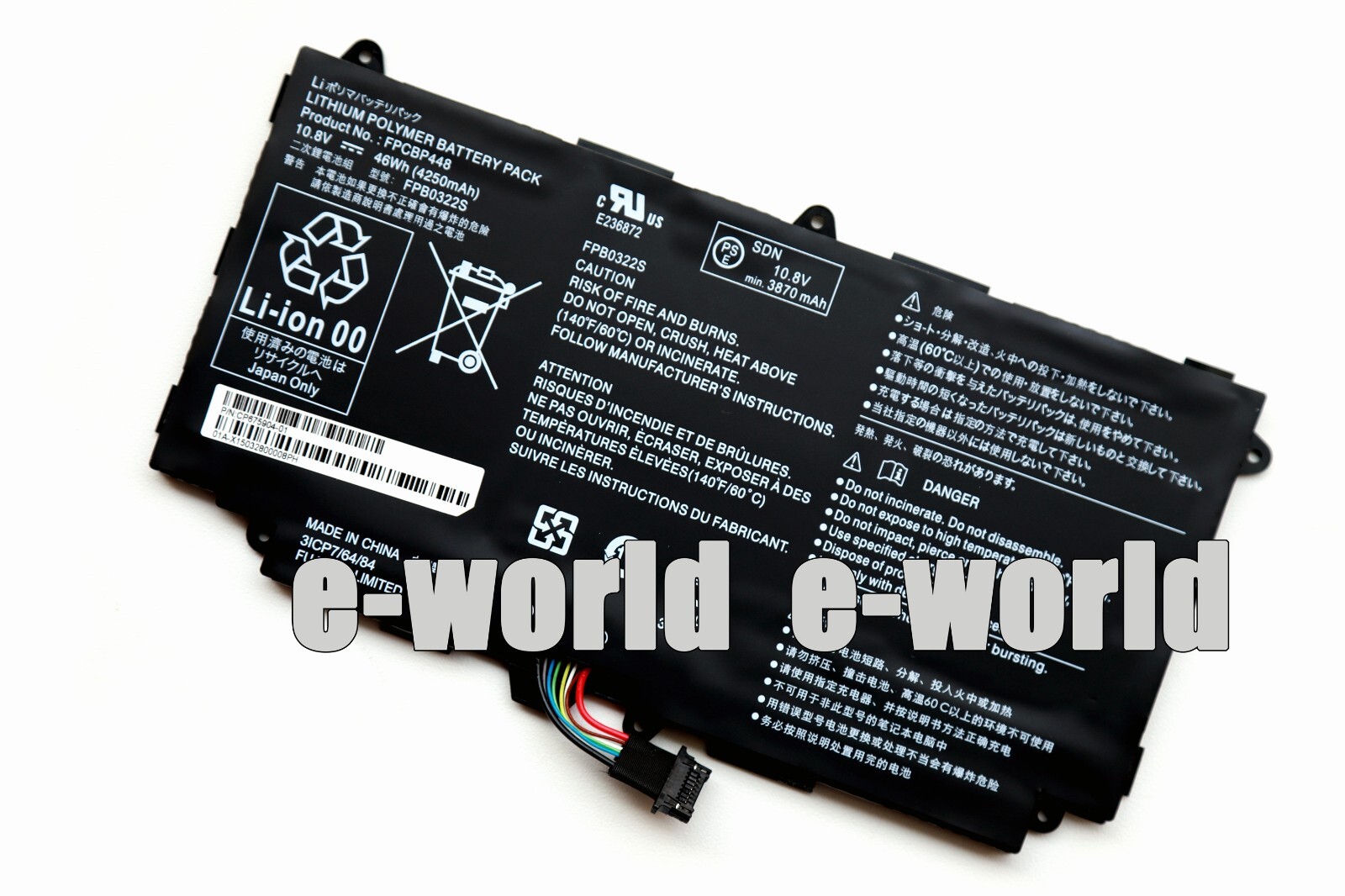 46Wh New Genuine FPCBP448  FPB0322S Battery for Fujitsu Stylistic Q775 Q736 Q737