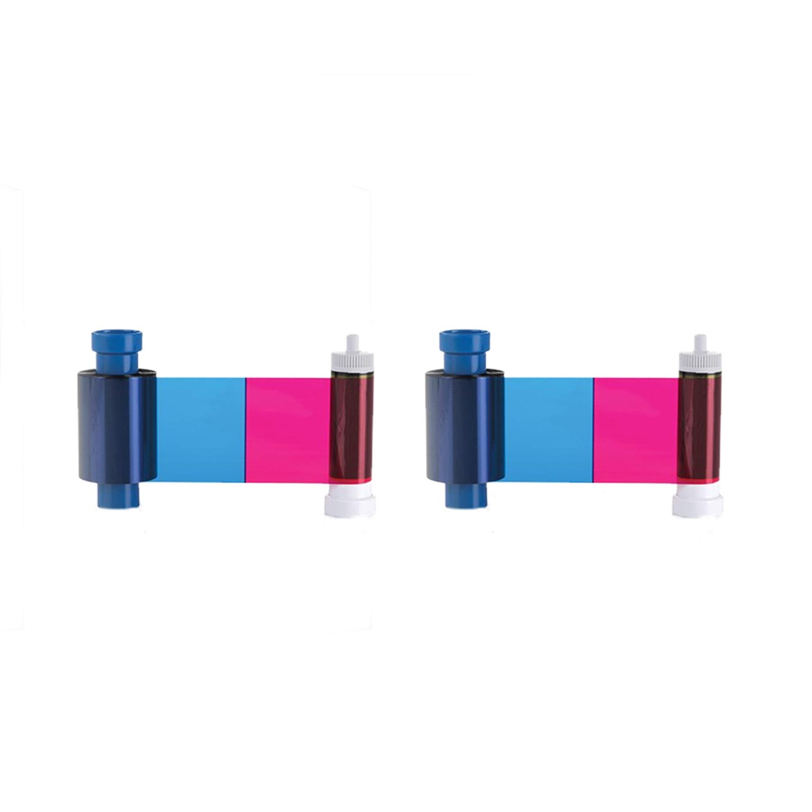 Bodno 2 x Magicard Pronto 100 Printer MD100YMCKO Color Ribbon YMCKO 100 Prints
