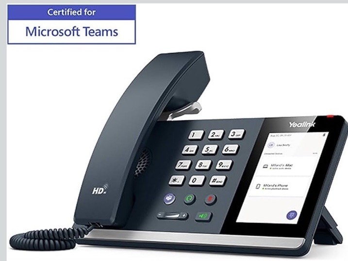 Yealink MP50 Business USB Phone YEA-MP50 Teams Compatible P/N 1301110
