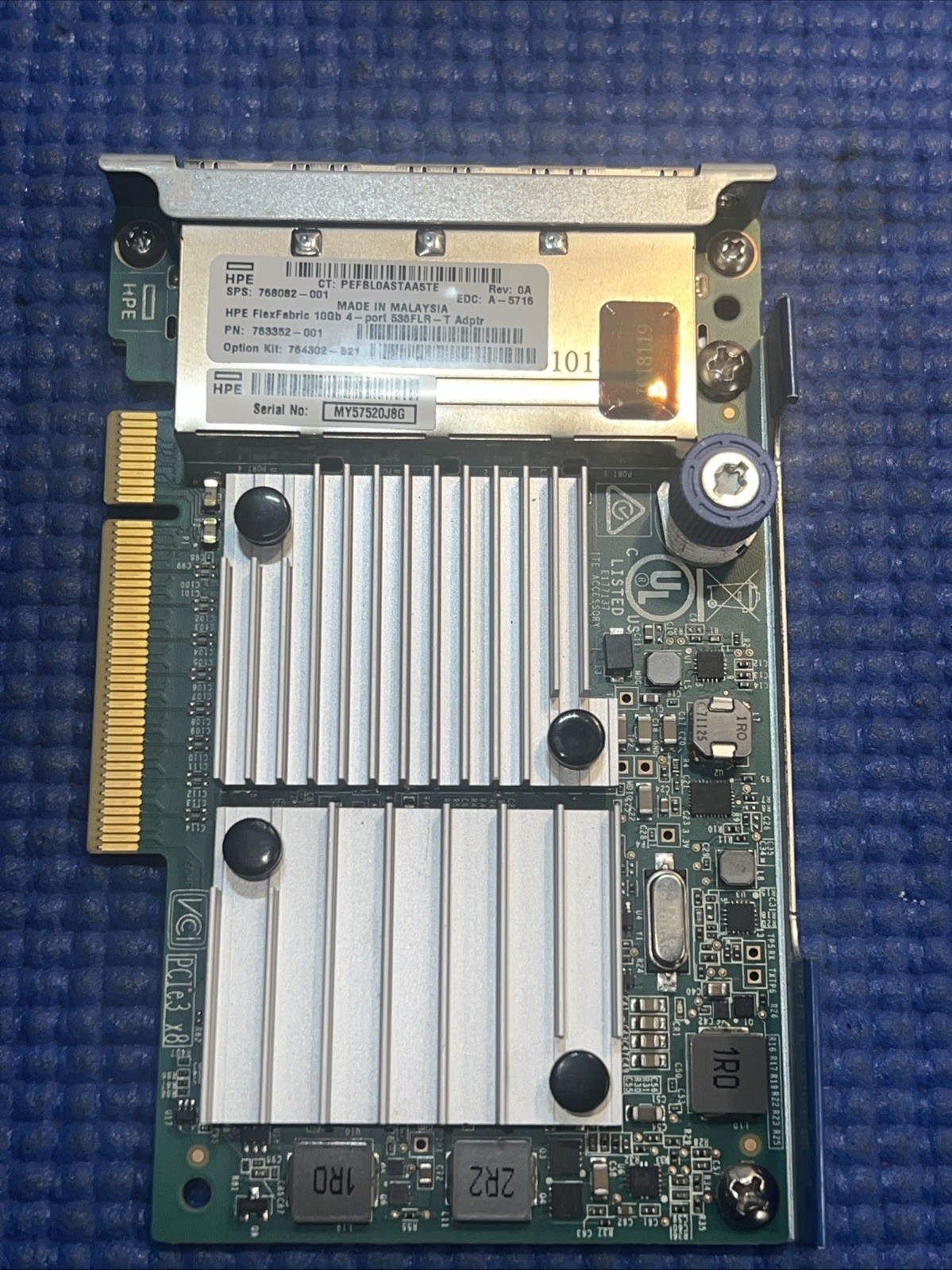 HPE FlexFabric 10Gb 4-Port 536FLR-T Network Adapter 763352-001 / 768082-001