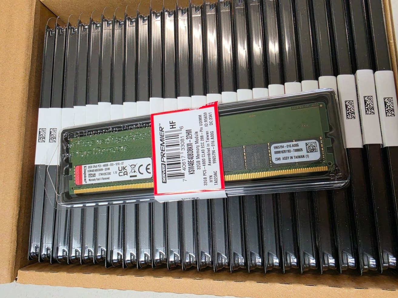 1x32GB Kingston DDR5-4800 SERVER ECC UDIMM RAM Memory KSM48E40BD8KM-32HM