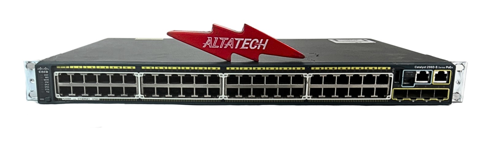 Cisco Catalyst 2960S 48x 1Gbps PoE+, 4x SFP Ethernet Switch WS-C2960S-48LPS-L