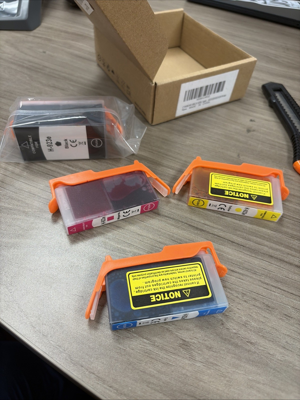 CYMBAINK 4Pack 923XL Ink Cartridge HighYield with Chip