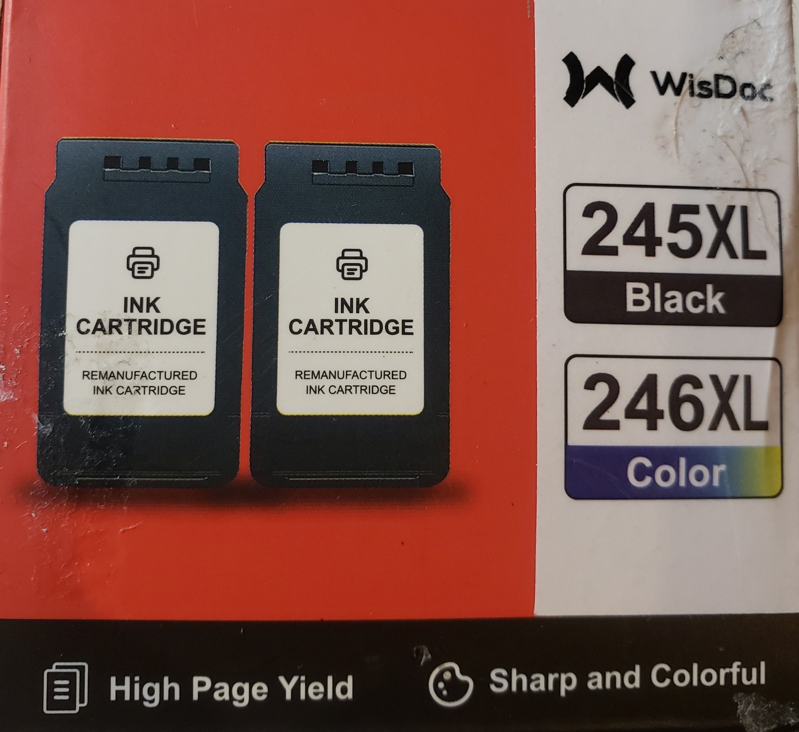 245XL 246XL Ink For Canon Printer Black/TriCol