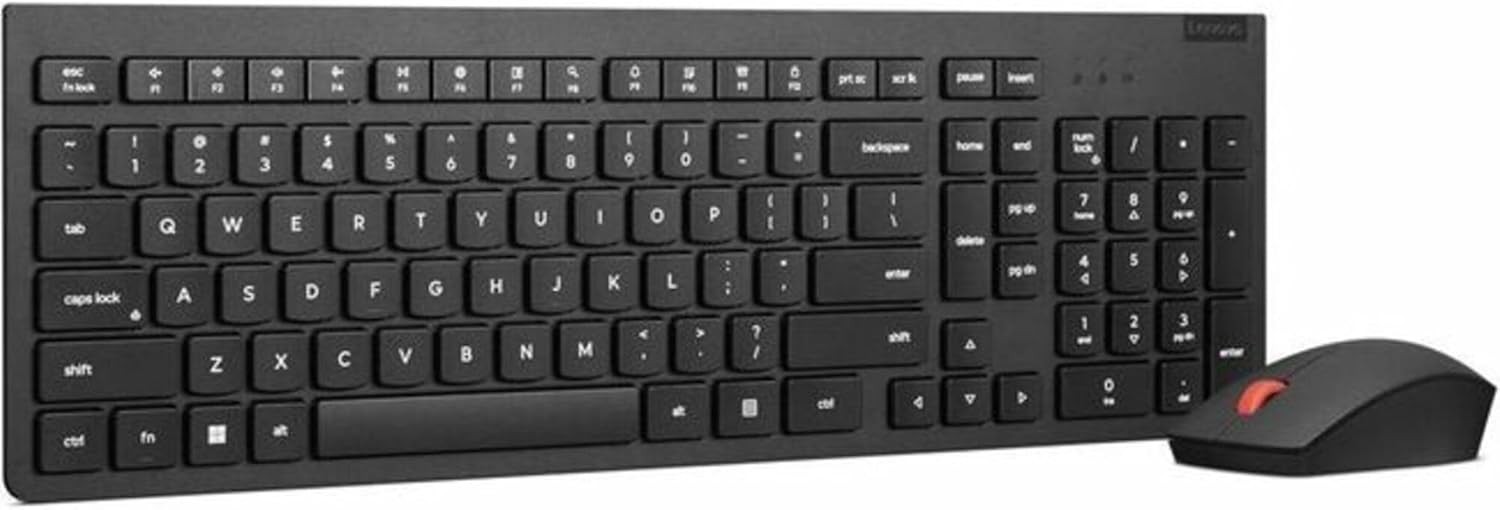 Lenovo Essential Wireless Keyboard & Mouse Combo Gen 2, 2.4 GHz Black 