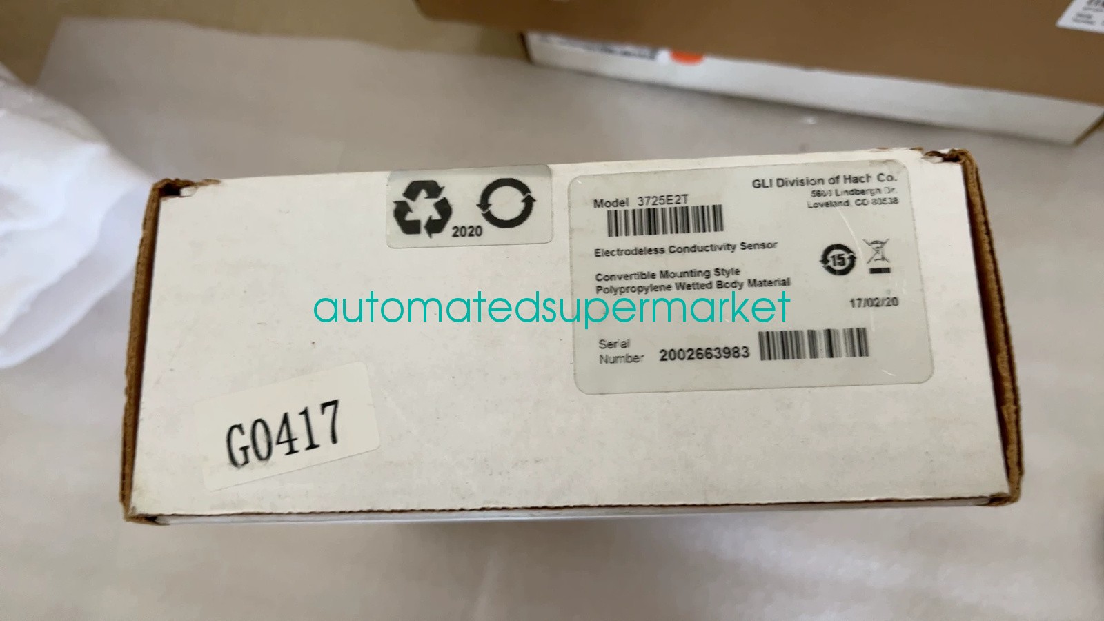 1PC NEW Hach conductivity electrode 3725E2T Shipping by DHL/FedEX