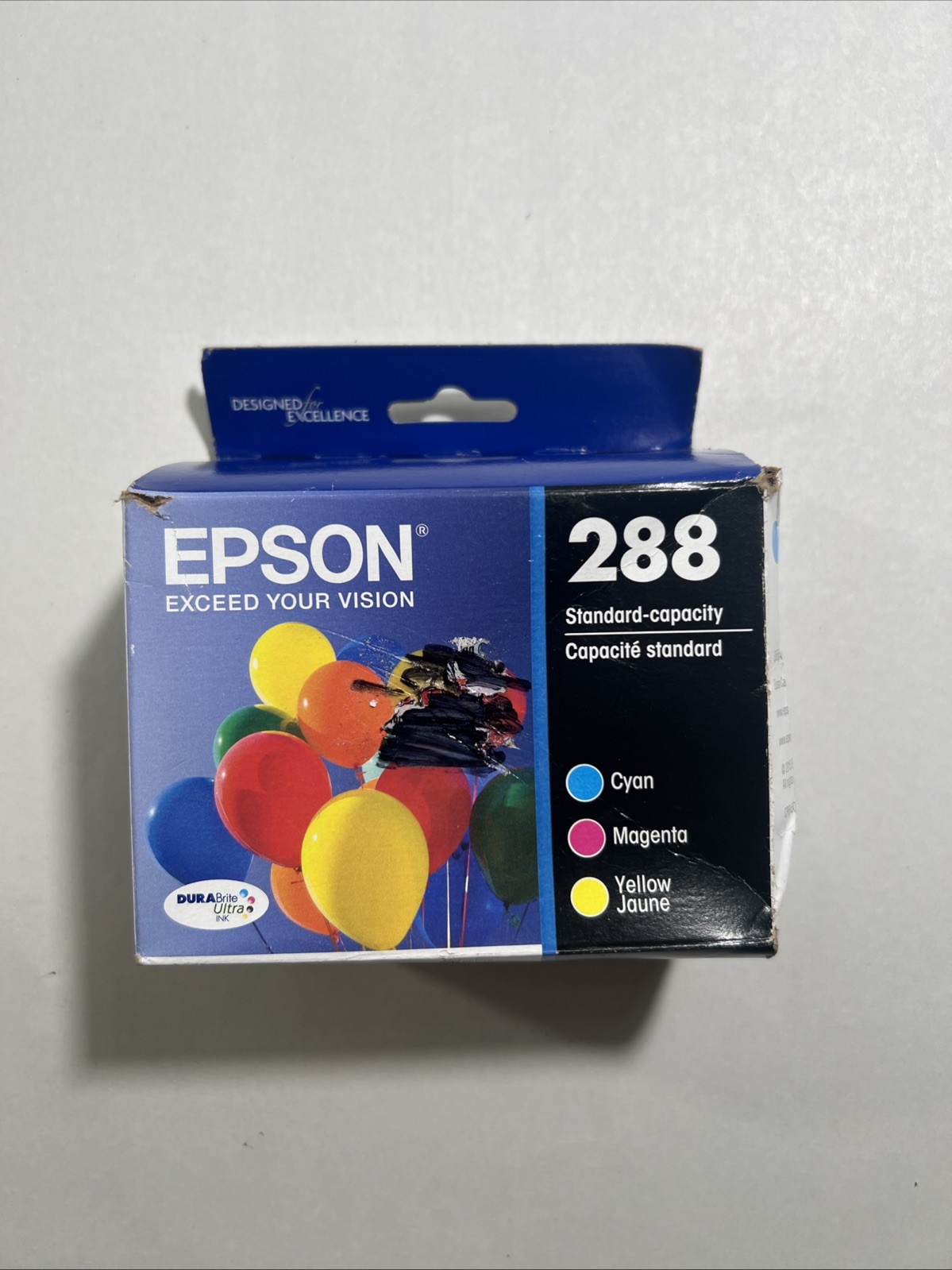 Epson 288 Color Cyan Magenta Yellow Genuine OEM GENUINE Ink Cartridge 04/2025