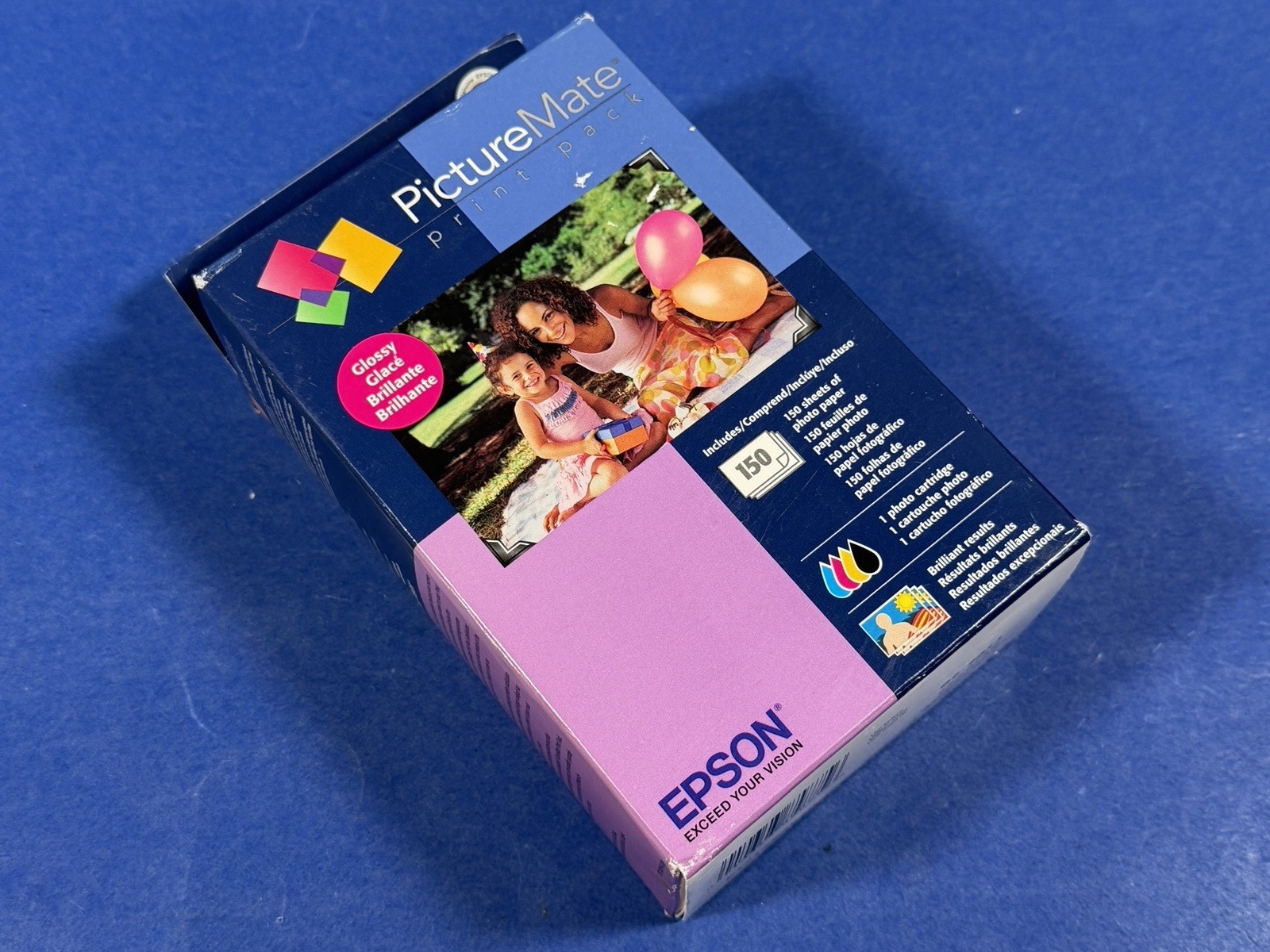 Original EPSON T5846 Ink Cartridge & Gloss Photo 4x6 Paper T5846 2011 NOS