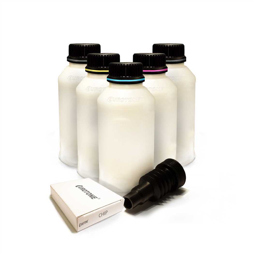5X Refill Powder + Chips For Canon I-Sensys MF 631 632 634 635 636 CMYK