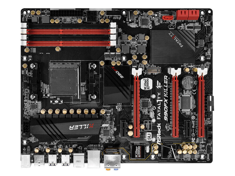 ASRock Fatal1ty 990FX Killer Socket AM3+ AMD 990FX USB 3.1 Motherboard With I/O