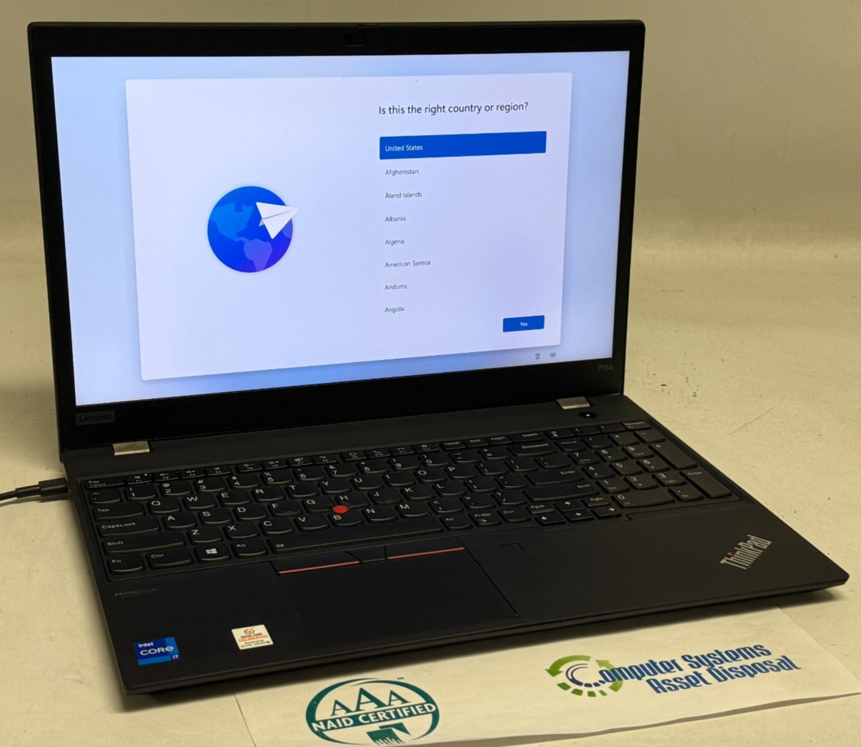 Lenovo ThinkPad P15s 15.6" (i7-1165G7 - 16GB RAM - 512GB SSD - Win11Home)