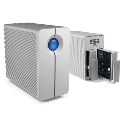 LaCie 2BIG Quadra V3 USB3 6TB 2 x 3TB Only 64 hours 