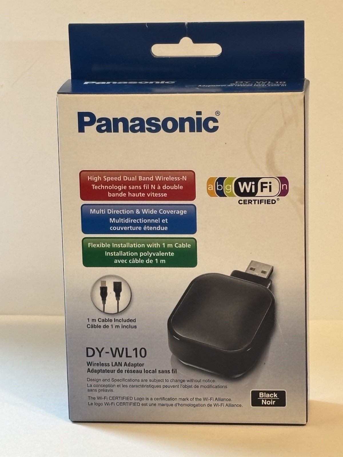 PANASONIC DY-WL10 WIRELESS LAN ADAPTER Open Box