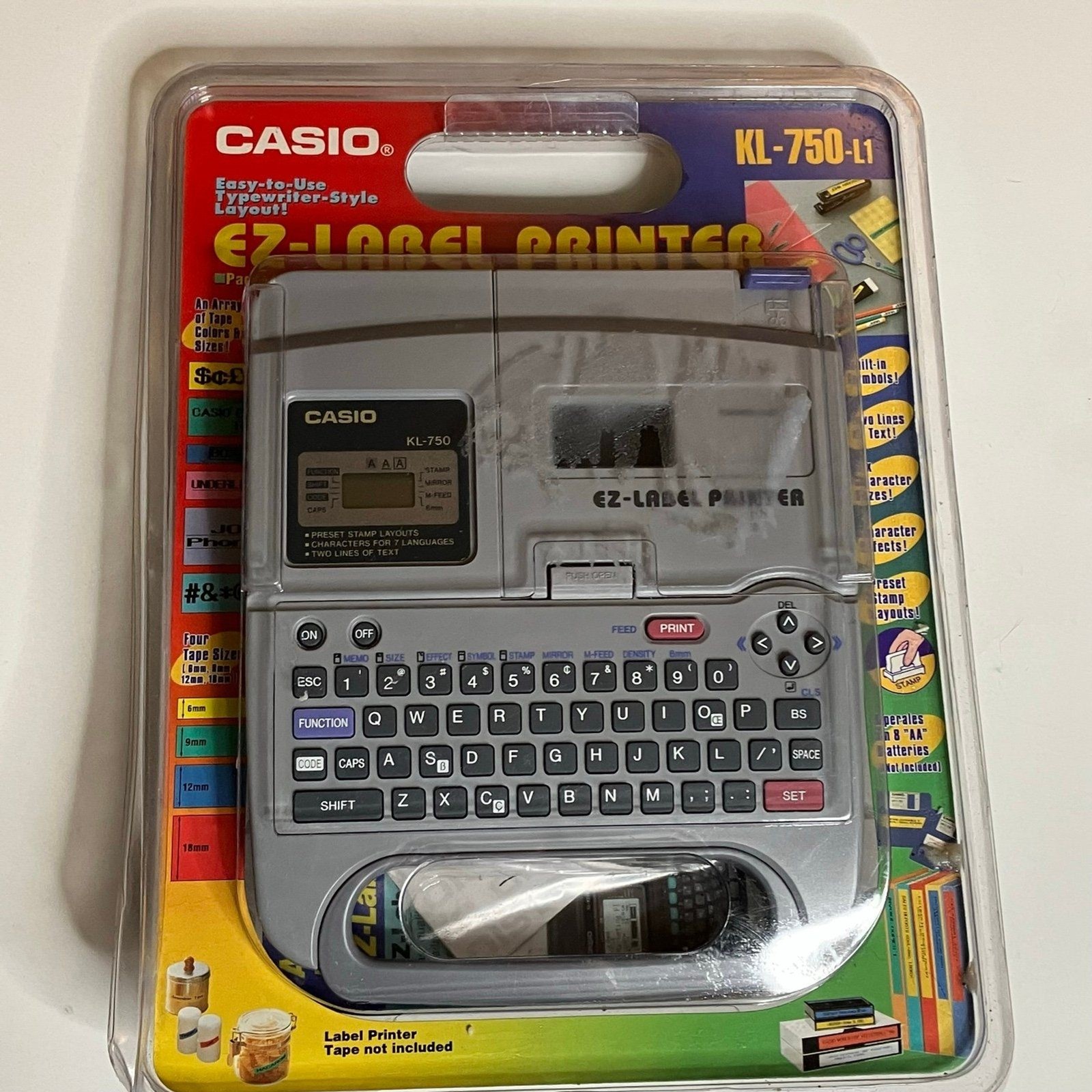 Casio KL-750-L1 - EZ- Label Printer Typewriter Style Brand New