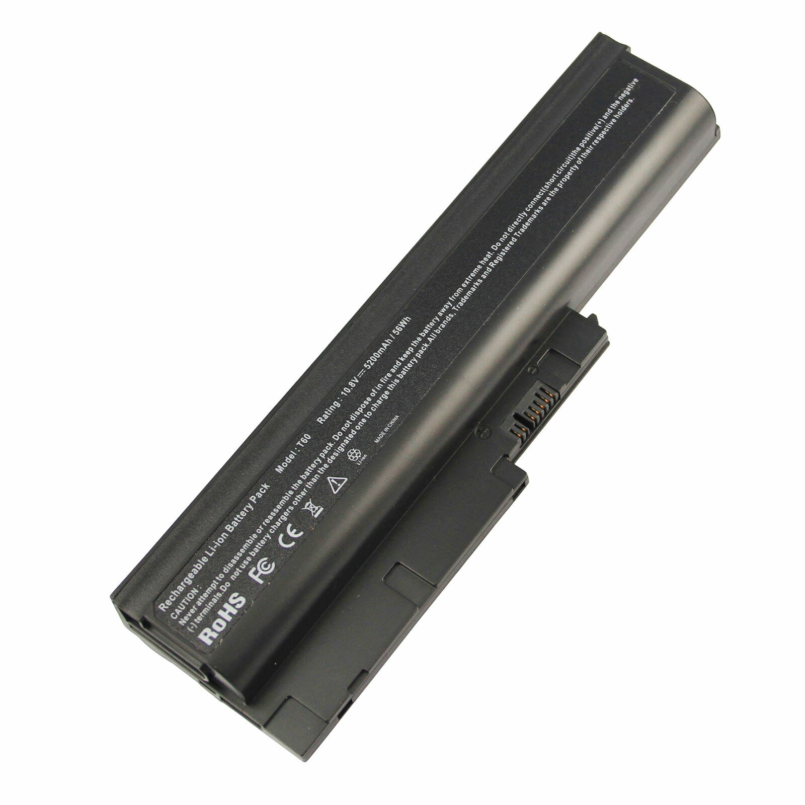 10.8V Laptop Battery For LENOVO ThinkPad T500 W500 R60 R61 T60P 40Y6795 41N5666 