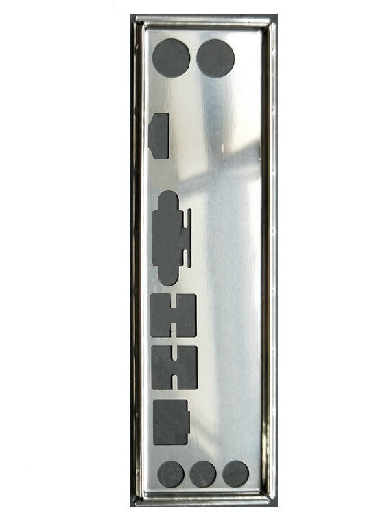OEM I/O Shield For Work package H61M VER:1.2 bezel Motherboard Backplate IO