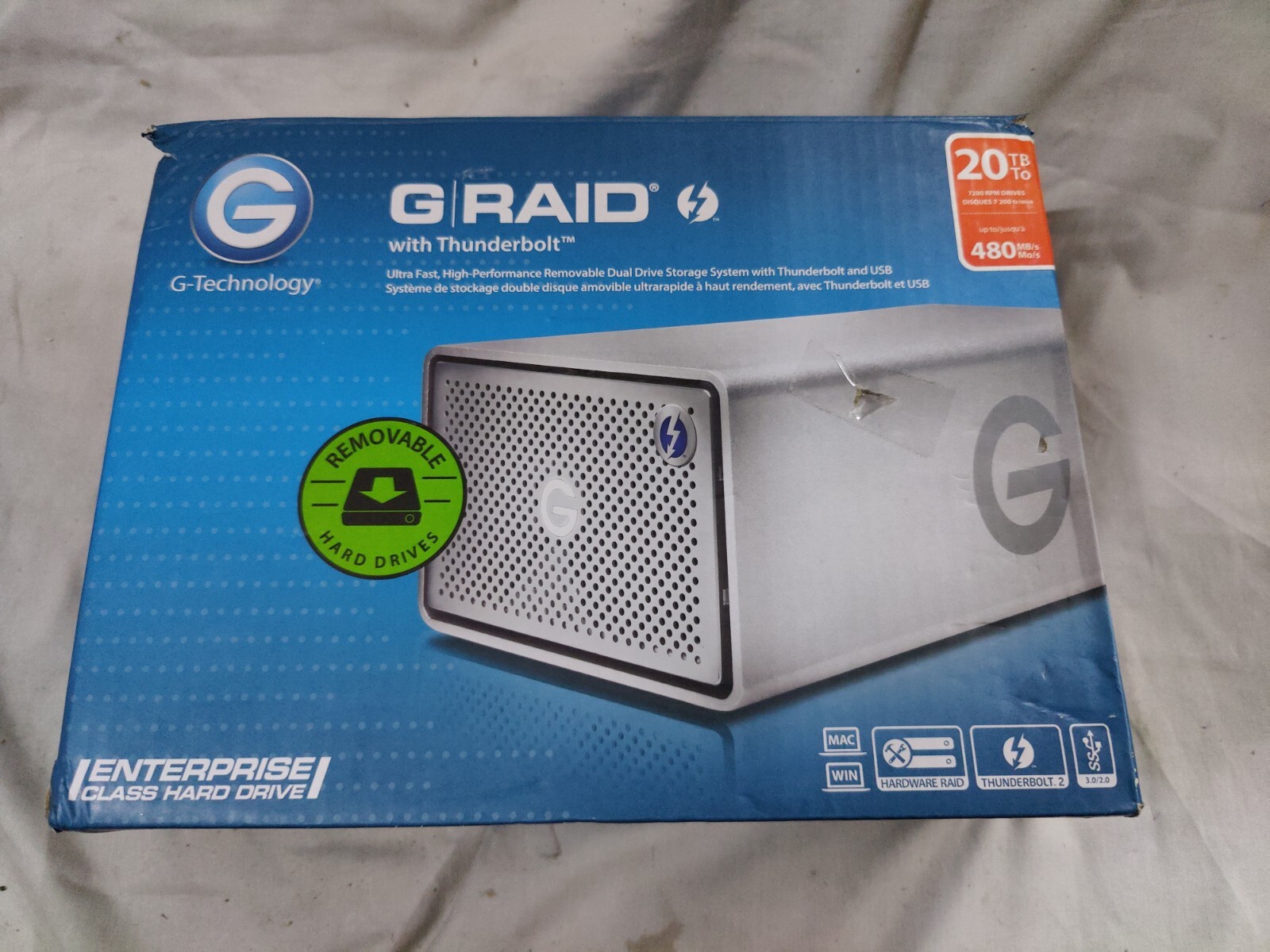 G-Technology G-RAID with Thunderbolt 2 20TB (0G05012)