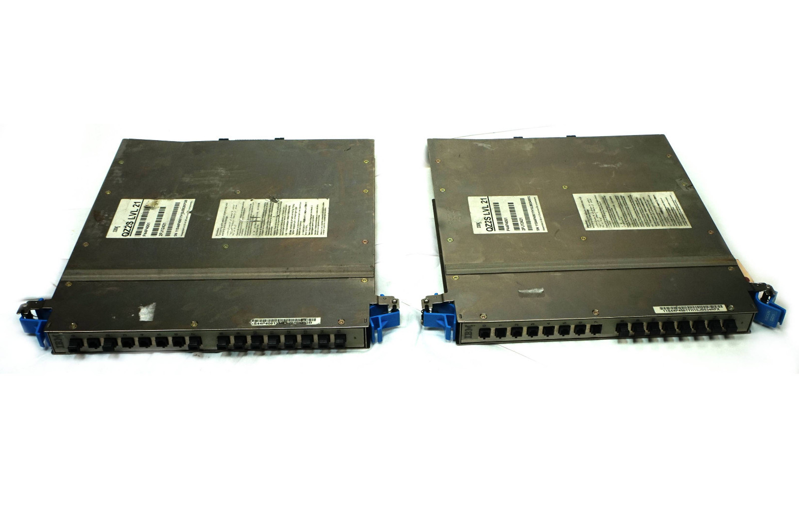 Lot of 2 IBM 44P4061 16 Port Escon Sweep Card QZ2S LVL21. Fiber Optic