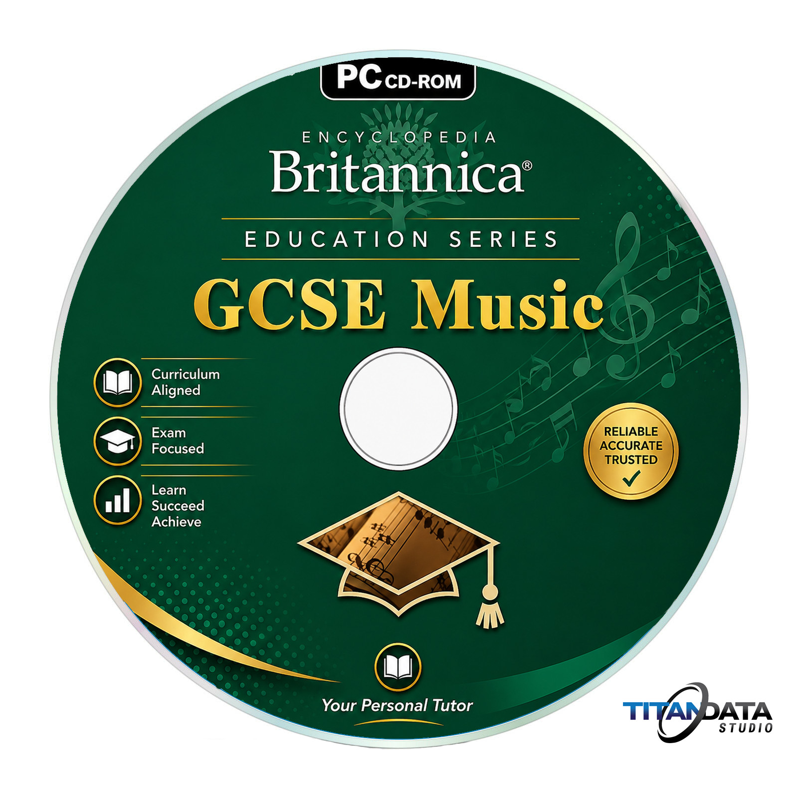 Encyclopedia Britannica GCSE Music PC CD-ROM Windows 10 11 Educational Software