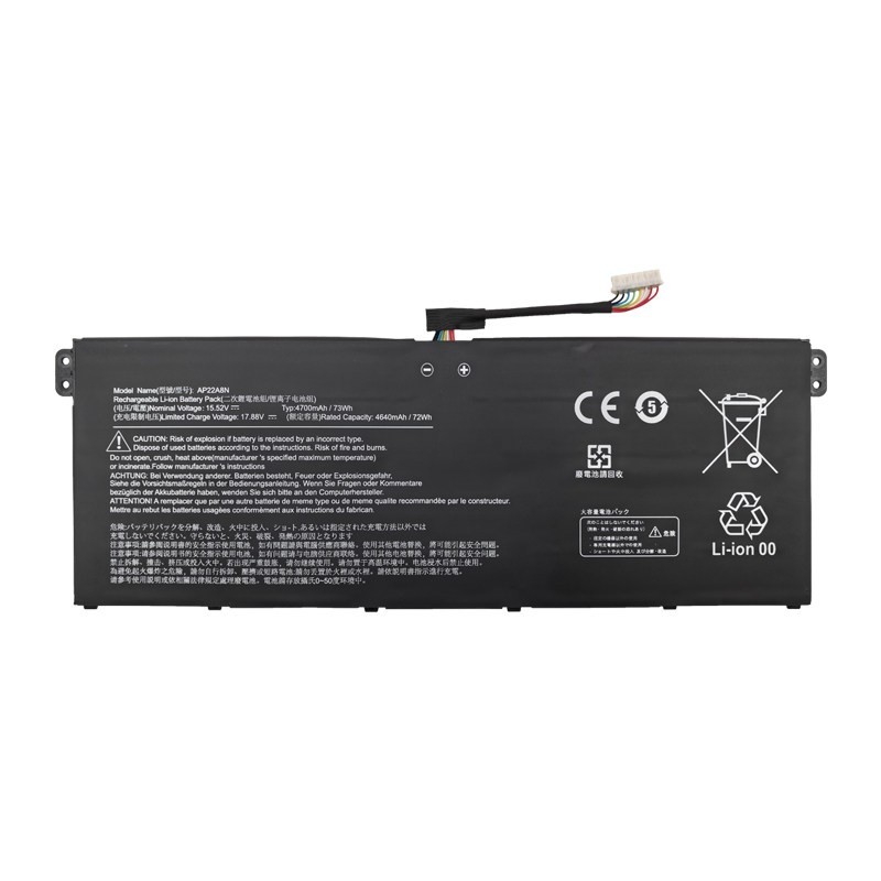 AP22ABN 73Wh Laptop Battery Replacement for ACER SwiftGo 14 SFG14-41 16 SFG16-71