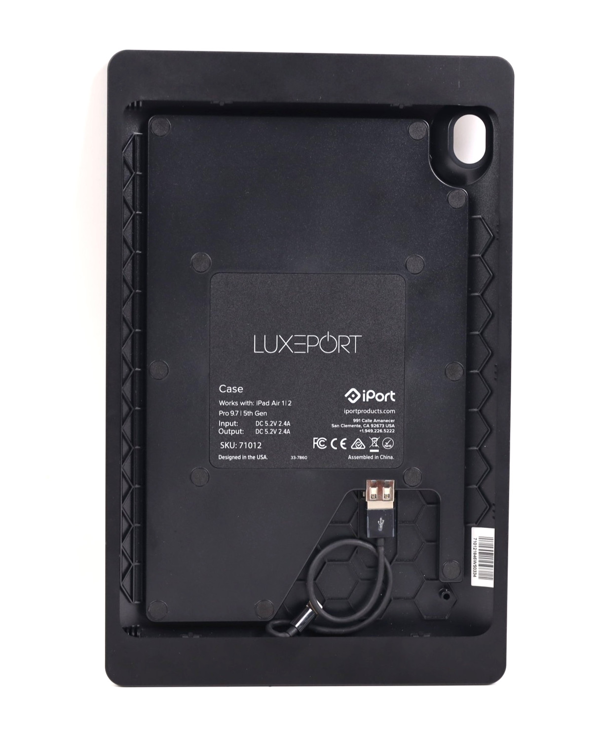 iPort LuxePort Case For iPad Air 1/2 9.7 5th Gen (Black) r279