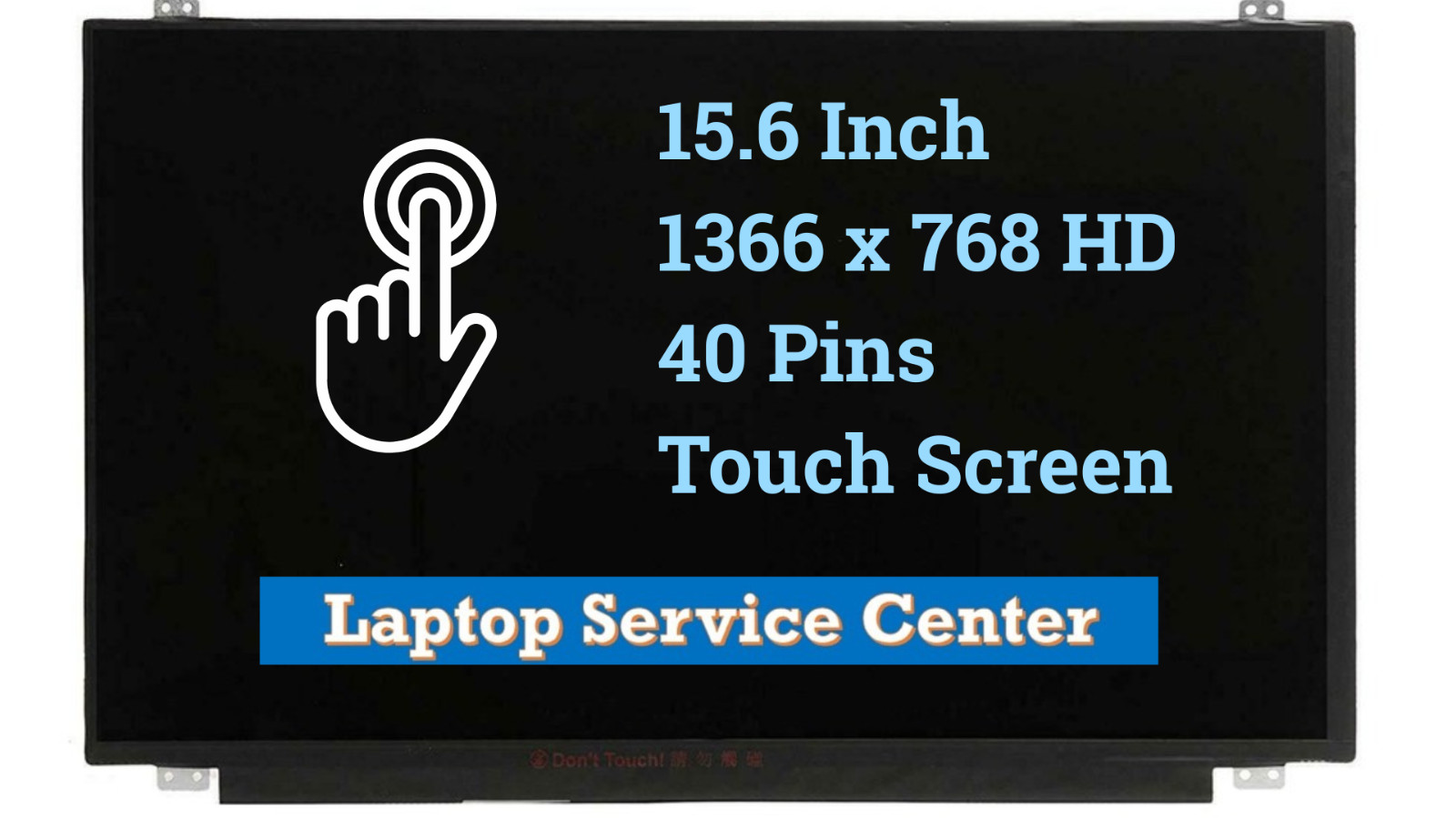 HP pn 809612-008 LCD Screen HD 1366x768 Display 15.6 OnCell Touch