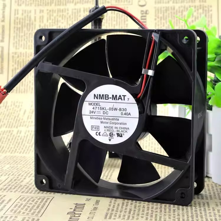 NMB-MAT7 4715KL-05W-B30 12038 24V 0.4A Dual Ball Inverter Fan