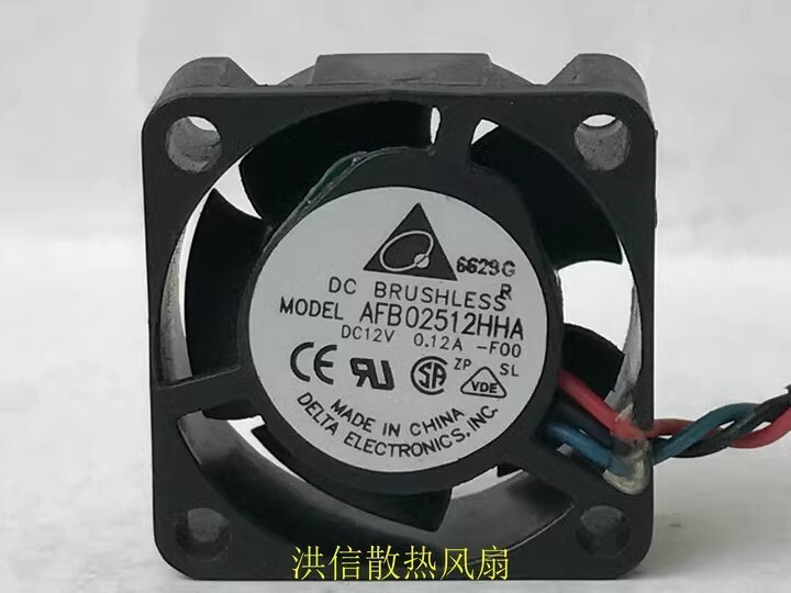DELTA 2510 AFB02512HHA 12V 0.12A 2.5CM Axial Cooling Fan