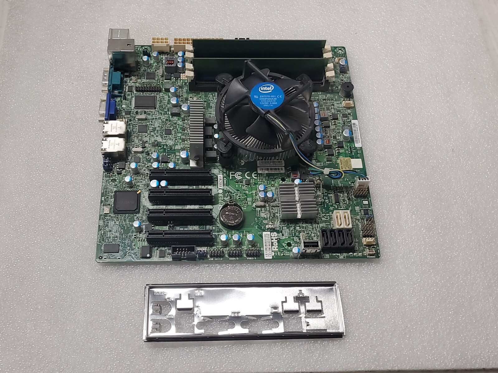 Supermicro motherboard X9scm-f, intel Xeon E3-1230v2 CPU & 8 GB Memory Combo
