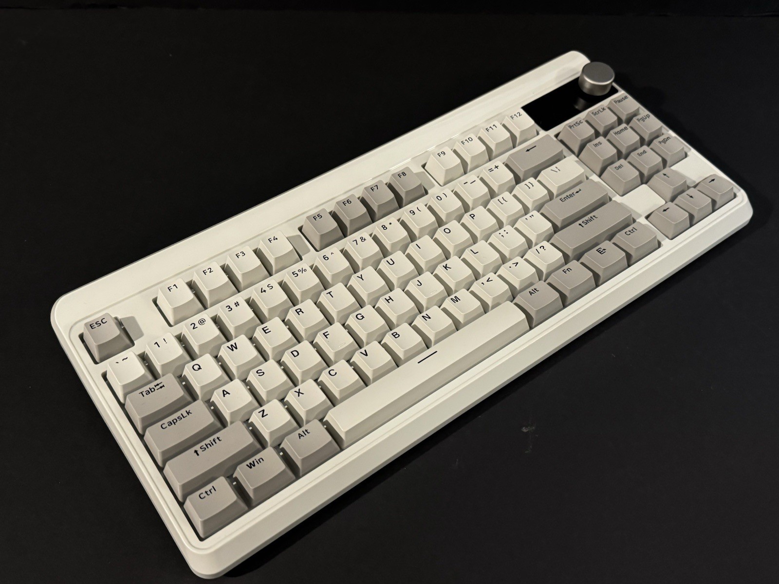 XVX M87 Pro2 Smart Display Mechanical Keyboard Tri-Mode, Grey