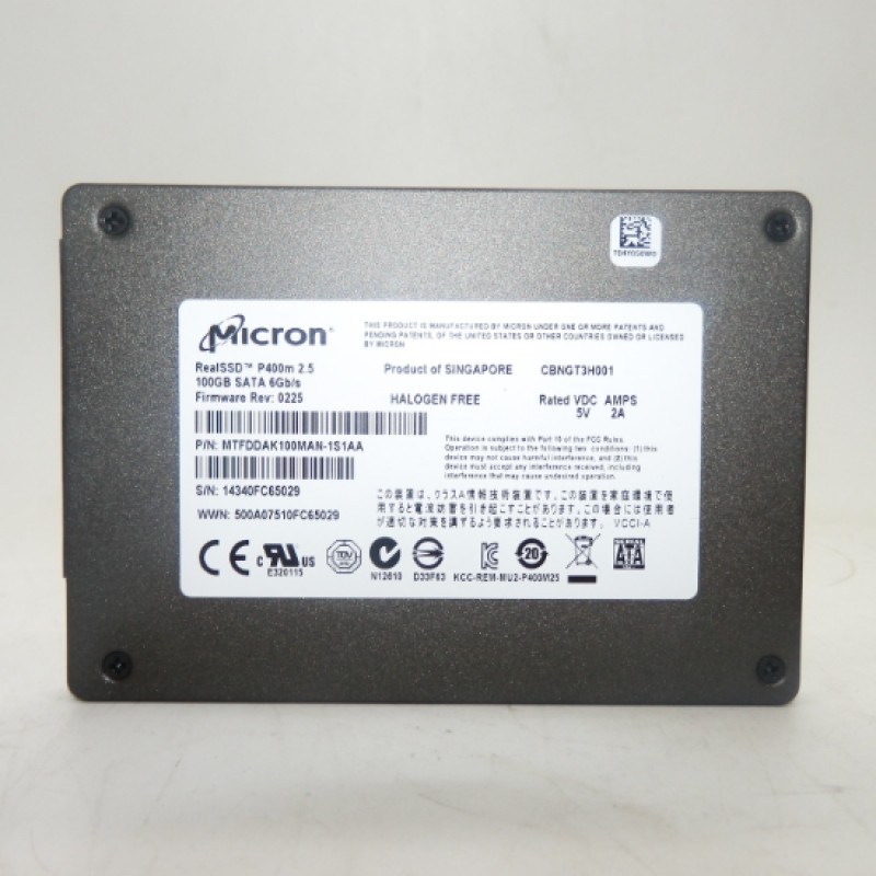 Micron MTFDDAK100MAN-1S1AA 100GB 6Gb/s SATA 7mm 2.5" Solid State SSD